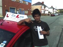 Cool learner that has just passed his test